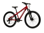 Bicicleta Copii Kross Dust JR 24 X 24 inch rosu rubin / neagra Shimano Tourney