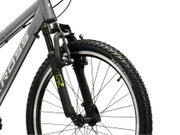 Bicicleta Copii Kross Dust JR 24 X 24 inch grafit / argintie Shimano Tourney