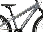 Bicicleta Copii Kross Dust JR 24 X 24 inch grafit / argintie Shimano Tourney