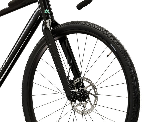 Bicicleta Gravel Kross Esker G100 28 inch neagra / argintie Shimano Cues