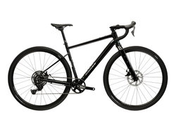 Bicicleta Gravel Kross Esker G100 28 inch neagra / argintie Shimano Cues
