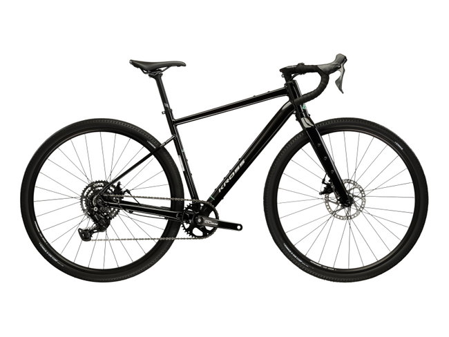 Bicicleta Gravel Kross Esker G100 28 inch neagra / argintie Shimano Cues
