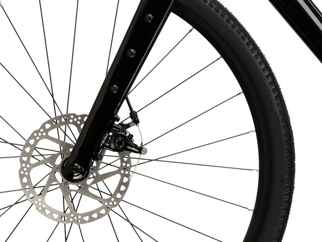 Bicicleta Gravel Kross Esker G100 28 inch neagra / argintie Shimano Cues