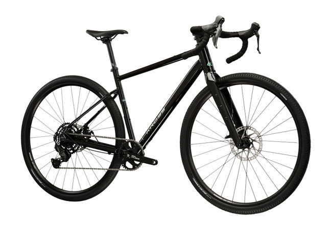 Bicicleta Gravel Kross Esker G100 28 inch neagra / argintie Shimano Cues
