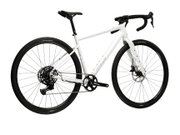 Bicicleta Gravel Kross Esker G100 28 inch alba / grafit Shimano Cues