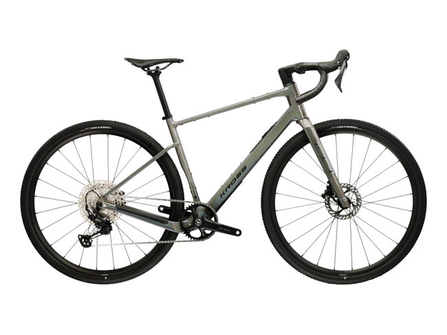 Bicicleta Gravel Kross Esker ADV G100 28 inch gri / neagra Shimano Grx