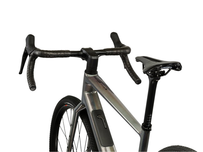 Bicicleta Gravel Kross Esker ADV G100 28 inch gri / neagra Shimano Grx