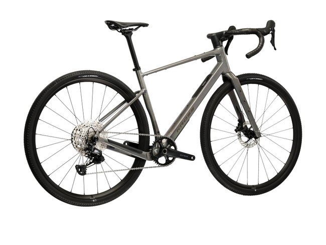 Bicicleta Gravel Kross Esker ADV G100 28 inch gri / neagra Shimano Grx