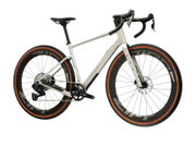 Bicicleta Gravel Kross Esker ADV G300 28 inch platinie / argintie SRAM Rival