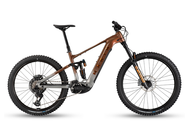 Marin Alpine Trail E2 (2026) - bicicletă electrică eMTB full suspension - Brown Grey