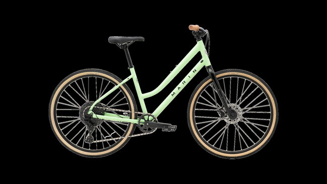 Marin Kentfield 2 ST (2026) - bicicletă urbană cu cadru jos - Light Green
