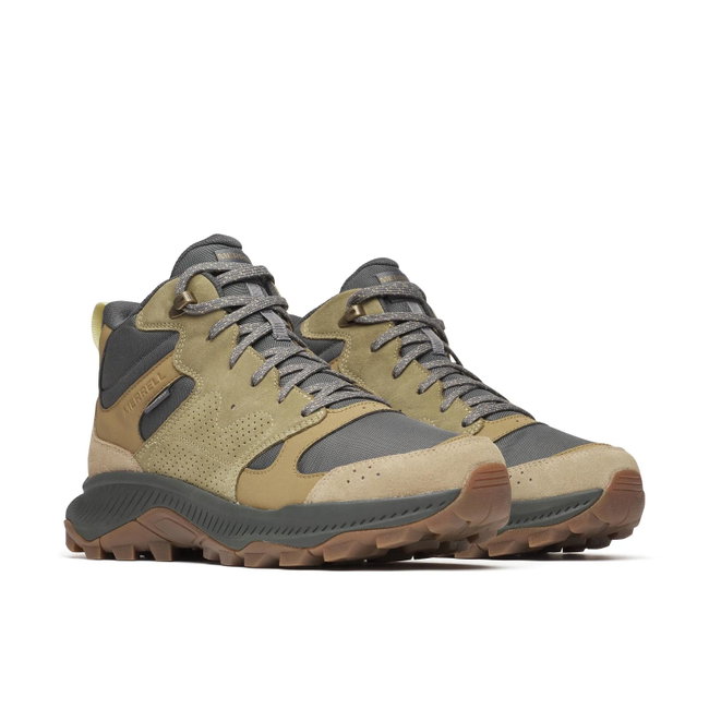 Pantofi trail Merrell Tempo Sol Mid WP - verde Mountain | impermeabili