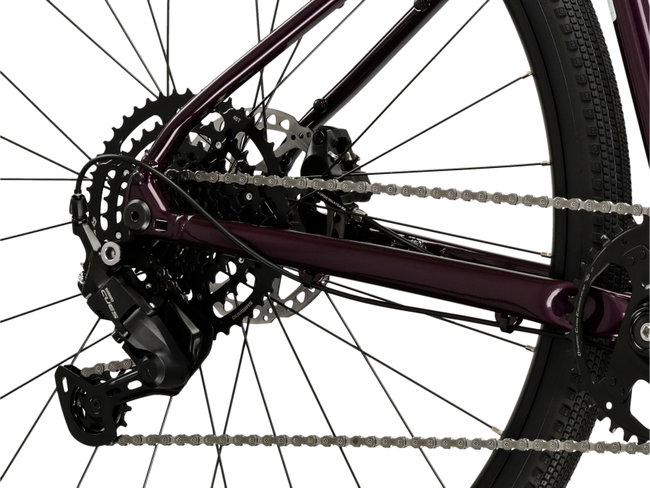 Bicicleta Gravel Kross Esker G100 FL 28 inch mov / neagra Shimano Cues