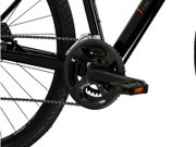 Bicicleta Trekking Kross Evado C100 28 inch neagra / argintie Shimano Altus
