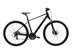 Bicicleta Trekking Kross Evado C100 28 inch neagra / argintie Shimano Altus