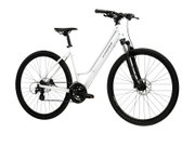 Bicicleta Trekking Kross Evado C100 28 inch alba / grafit Shimano Altus