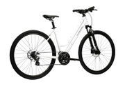 Bicicleta Trekking Kross Evado C100 28 inch alba / grafit Shimano Altus