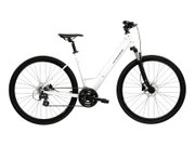 Bicicleta Trekking Kross Evado C100 28 inch alba / grafit Shimano Altus
