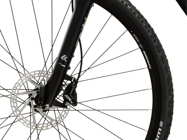 Bicicleta Trekking Kross Evado C200 28 inch neagra / argintie Shimano