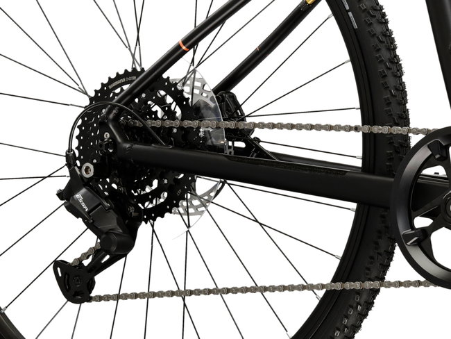 Bicicleta Trekking Kross Evado C200 28 inch neagra / argintie Shimano