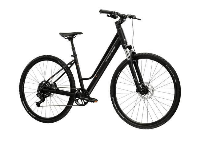 Bicicleta Trekking Kross Evado C200 28 inch neagra / argintie Shimano
