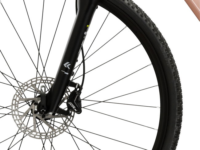 Bicicleta Trekking Kross Evado C200 28 inch roz / mov Shimano