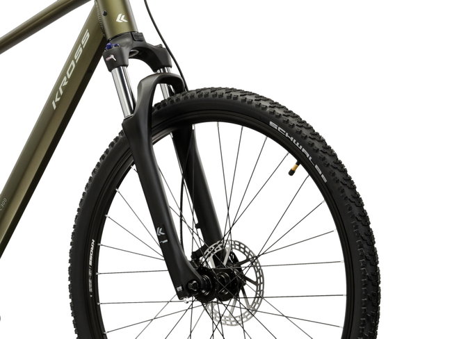 Bicicleta Trekking Kross Evado C300 28 inch verde / argintie Shimano Cues