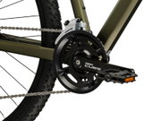 Bicicleta Trekking Kross Evado C300 28 inch verde / argintie Shimano Cues