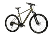 Bicicleta Trekking Kross Evado C300 28 inch verde / argintie Shimano Cues