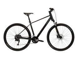 Bicicleta Trekking Kross Evado C300 28 inch neagra / gri Shimano Cues