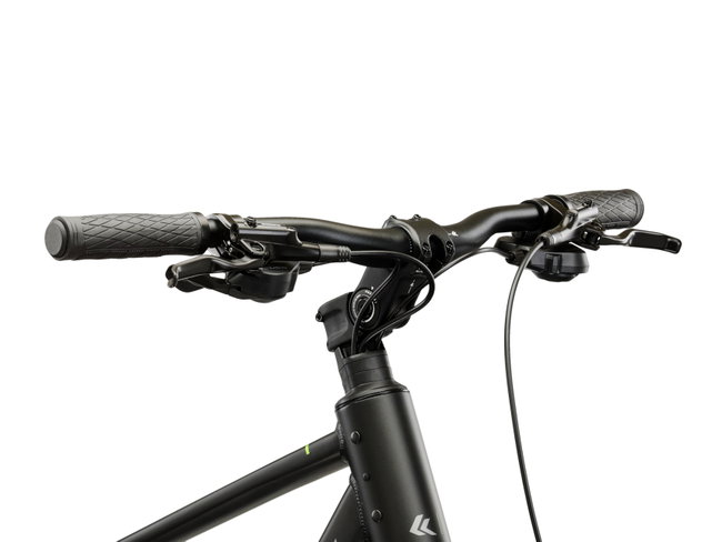 Bicicleta Trekking Kross Evado C300 28 inch neagra / gri Shimano Cues