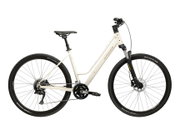 Bicicleta Trekking Kross Evado C300 28 inch argintie / maro Shimano Cues