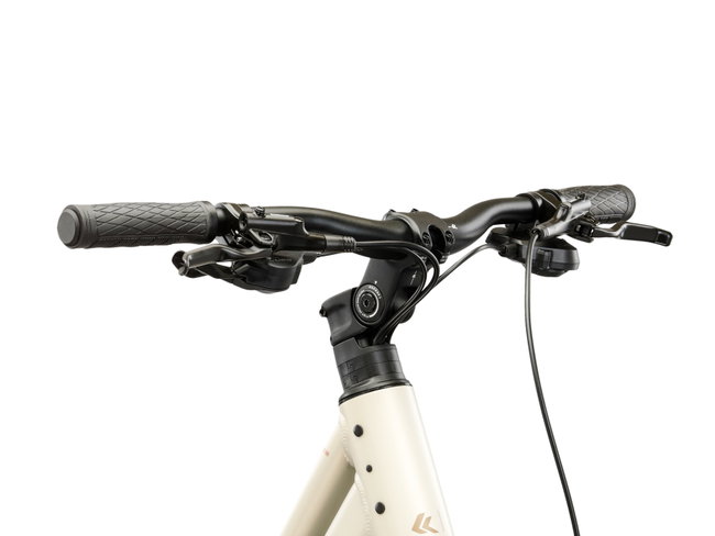 Bicicleta Trekking Kross Evado C300 28 inch argintie / maro Shimano Cues