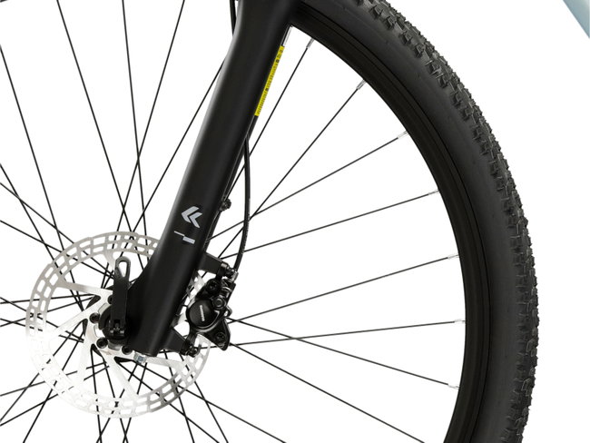 Bicicleta Trekking Kross Evado C300 28 inch albastra / verde Shimano Cues