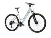 Bicicleta Trekking Kross Evado C300 28 inch albastra / verde Shimano Cues