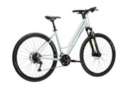 Bicicleta Trekking Kross Evado C300 28 inch albastra / verde Shimano Cues