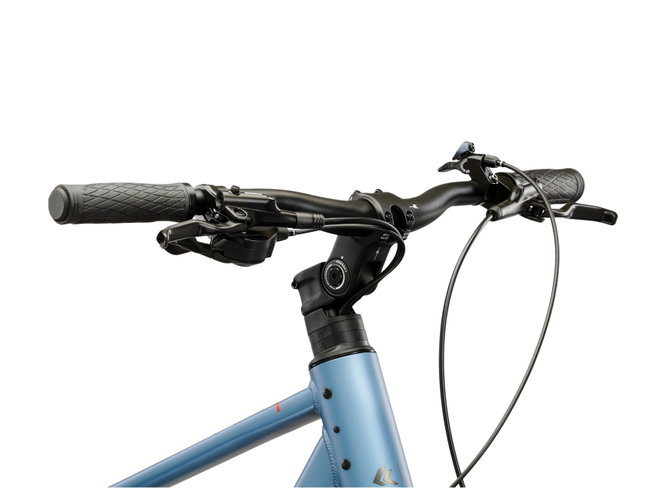Bicicleta Trekking Kross Evado C400 28 inch albastra / neagra Shimano Cues