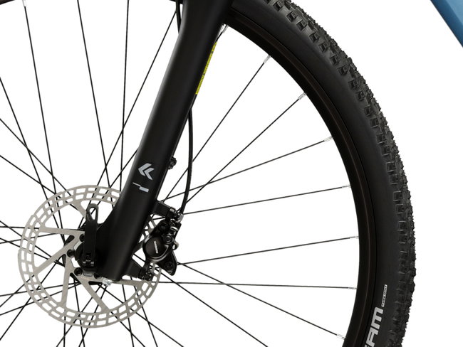 Bicicleta Trekking Kross Evado C400 28 inch albastra / neagra Shimano Cues