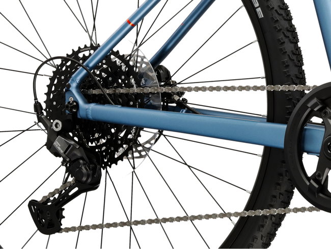 Bicicleta Trekking Kross Evado C400 28 inch albastra / neagra Shimano Cues