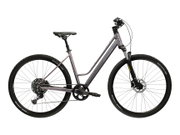 Bicicleta Trekking Kross Evado C400 28 inch verde / argintie Shimano Cues