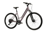 Bicicleta Trekking Kross Evado C400 28 inch verde / argintie Shimano Cues