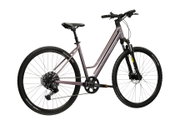 Bicicleta Trekking Kross Evado C400 28 inch verde / argintie Shimano Cues