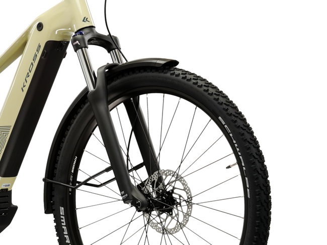 Bicicleta Electrica MTB Kross Influx SUV HYB 3.0 800 29 inch bej / grafit Shimano Cues