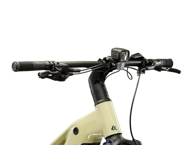 Bicicleta Electrica MTB Kross Influx SUV HYB 3.0 800 29 inch bej / grafit Shimano Cues