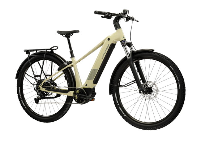 Bicicleta Electrica MTB Kross Influx SUV HYB 3.0 800 29 inch bej / grafit Shimano Cues