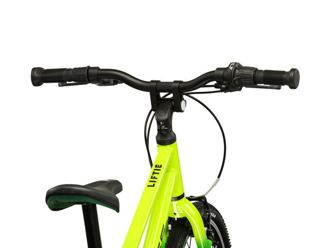 Bicicleta Copii Kross Liftie 20 20 inch verde lime / neagra Shimano Tourney