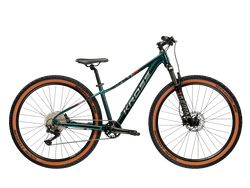 Bicicleta Copii Kross Level JR X200 27.5 inch verde / argintie Shimano Deore