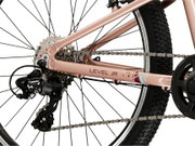 Bicicleta Copii Kross Level JR 24 24 inch roz / aurie / visinie Shimano Tourney