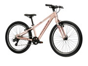 Bicicleta Copii Kross Level JR 24 24 inch roz / aurie / visinie Shimano Tourney