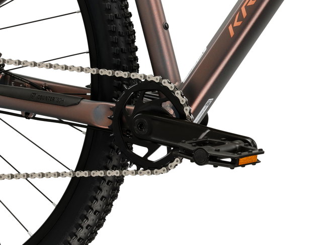 Bicicleta MTB Hardtail Kross Level X100 29 inch gri / maro Shimano